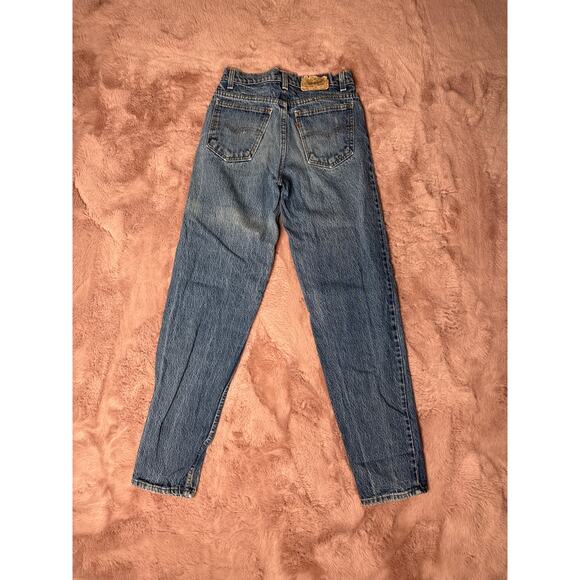 1970s Levi’s Student Jeans 28x32 Orange Tab USA Made 100% Cotton Denim - Picture 4 of 9